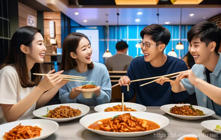 한국어교원과 문화 이해의 중요성 - **A warm and encouraging Korean language classroom.**
    A diverse group of young adult students, c...